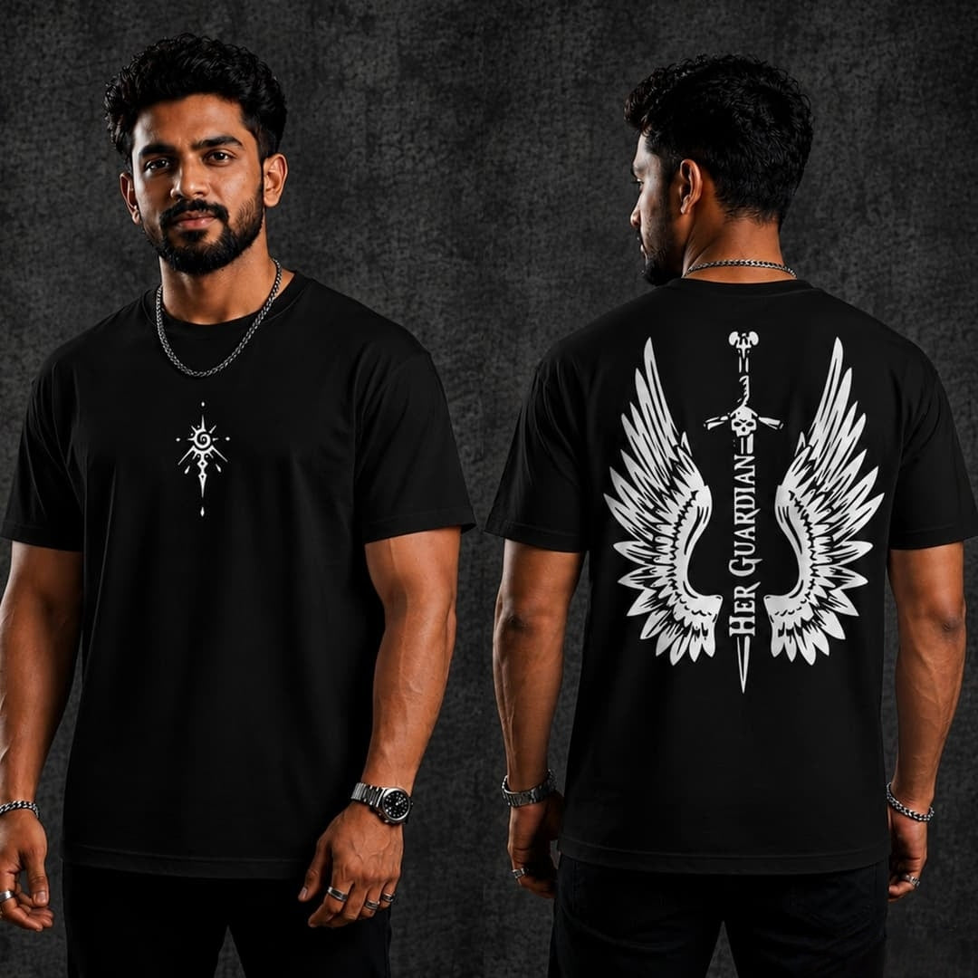 Her Guardian Wings Regular T - shirt