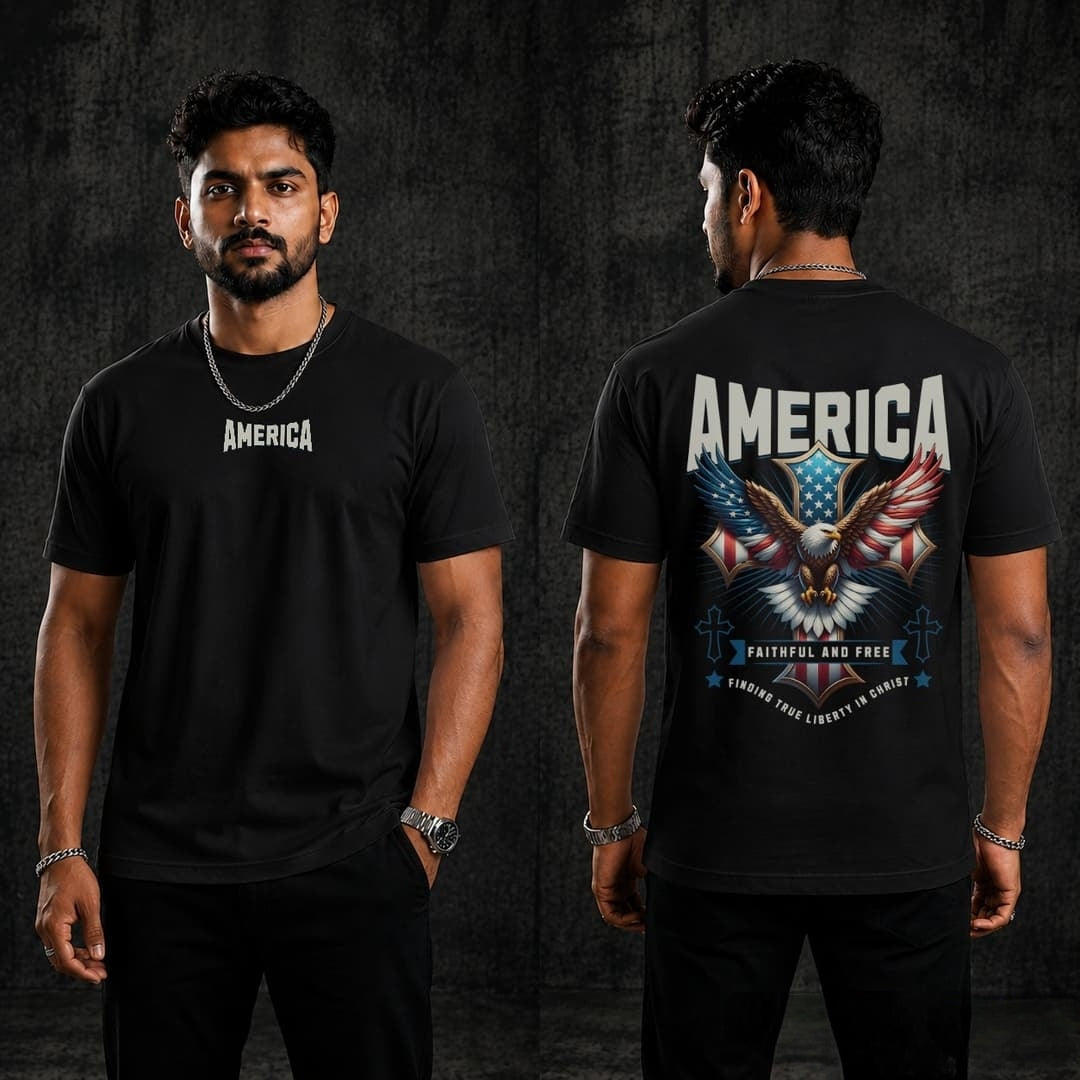 Faithful & Free Eagle Regular T-Shirt