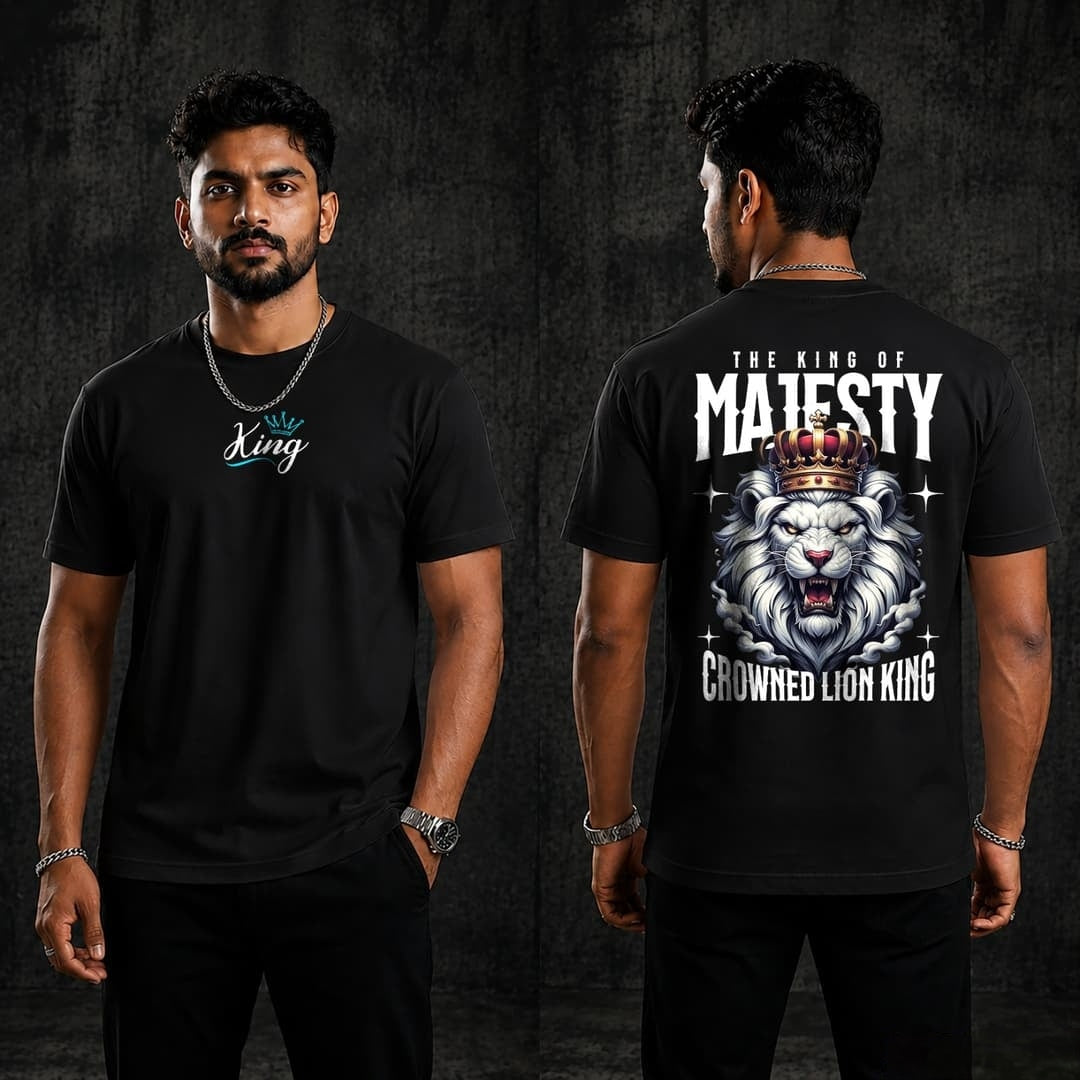 Crowned Lion King Regular T - shirt