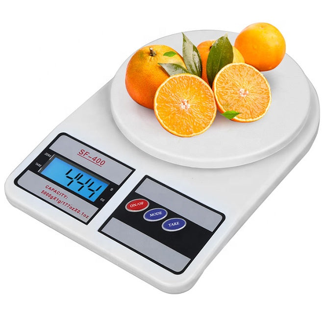 SF-400 ඩිජිටල් මුළුතැන්ගෙයි තරාදිය 10KG – LCD ඉලෙක්ට්‍රොනික ආහාර හා පාර්සල් කිරුම් තරාදිය