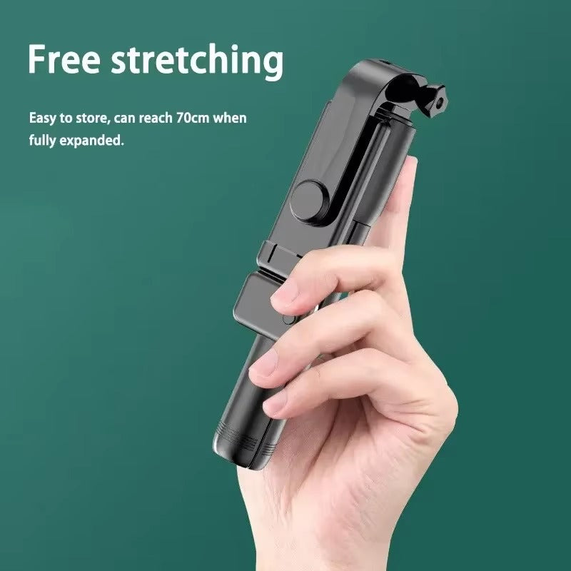 Selfie Stick With Fill Light & Remote