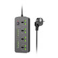 Heavy-duty multi-plug extension board