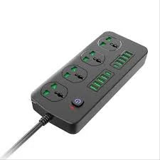 Heavy-duty multi-plug extension board