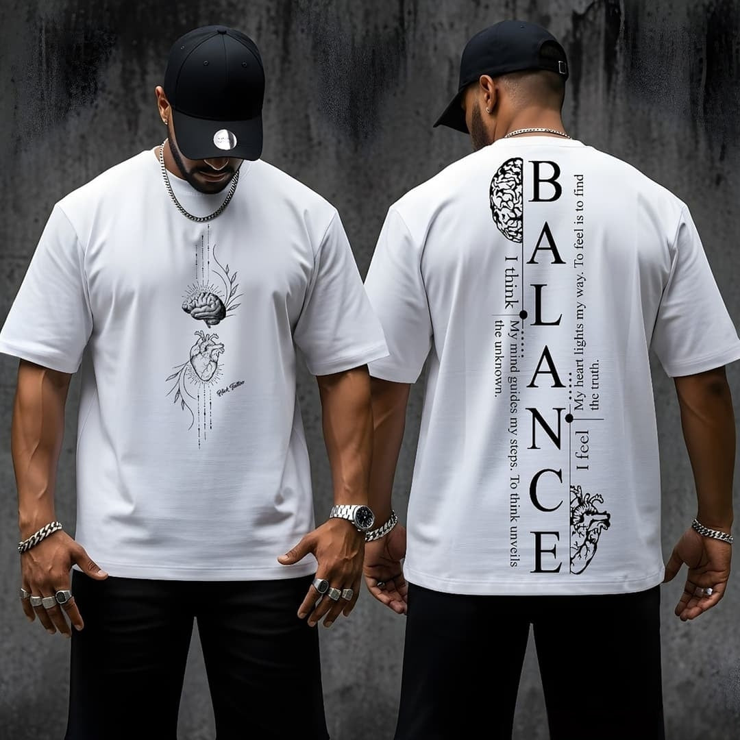 Balance of Mind & Heart Oversized T-Shirt