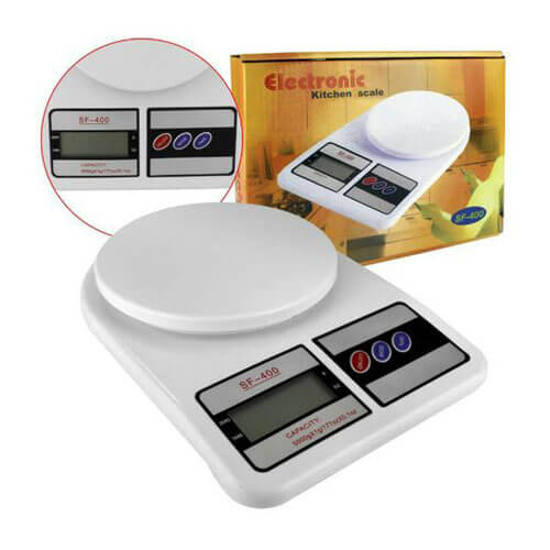 SF-400 ඩිජිටල් මුළුතැන්ගෙයි තරාදිය 10KG – LCD ඉලෙක්ට්‍රොනික ආහාර හා පාර්සල් කිරුම් තරාදිය