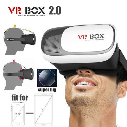 VR Box 2.0 Virtual Reality 3D Glasses – Smartphone VR Headset for Gaming & Movies