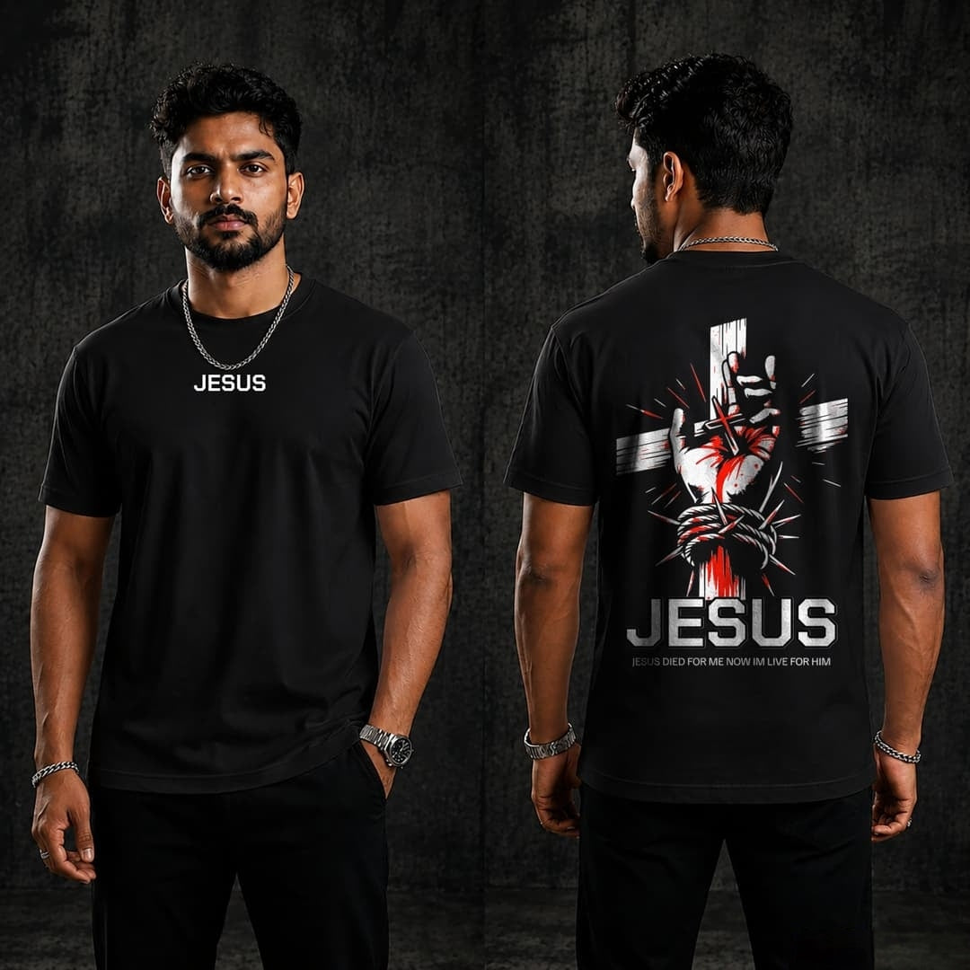 Jesus Cross Faith Regular T - shirt