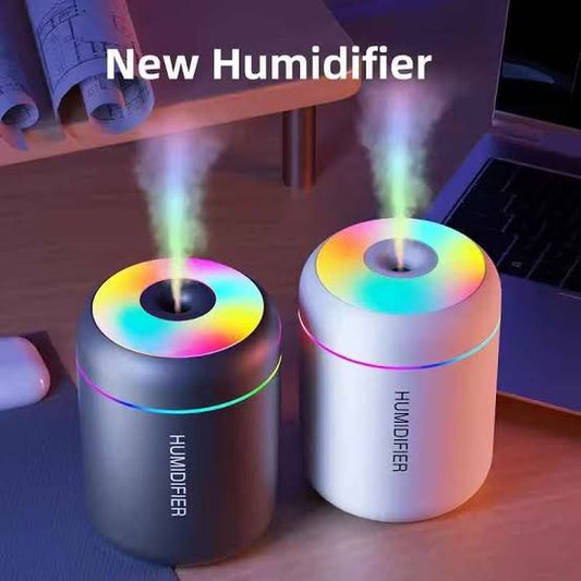 180ML කුඩා USB වායු ආර්ද්‍රතාකාරකය (Humidifier) LED ආලෝකය සහිතව – නිවස, නිදන කාමරය සහ මෝටර් රථ සඳහා අතේ ගෙන යා හැකි ඇරෝමා මීදුම් විසරණය (Aroma Mist Diffuser)